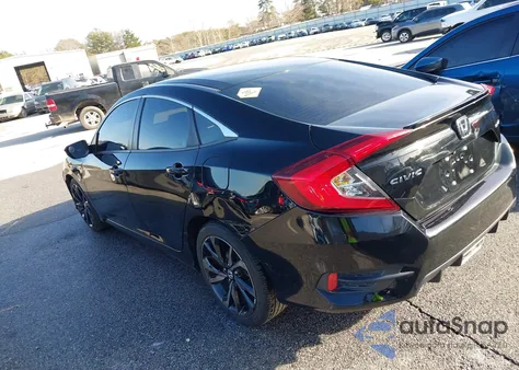 2019 Honda Civic Sport из США, поврежденный, VIN 2HGFC2F83KH567345
